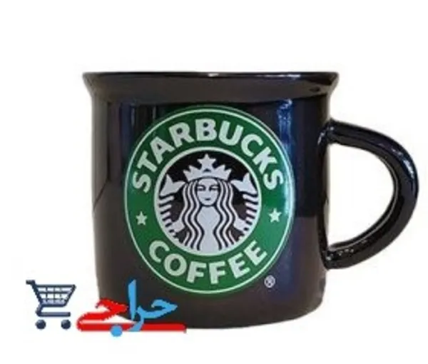 شات قهوه خوری استارباکس مشکی 160 میل | STAR BUCKS